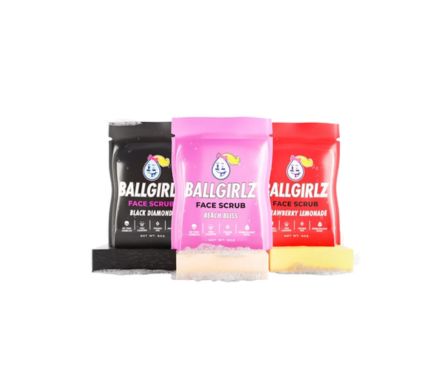 Ballgirlz Face Scrub 3 Pack
